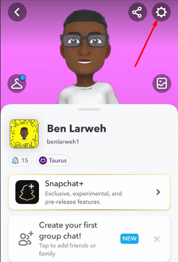 Snapchat profile 1