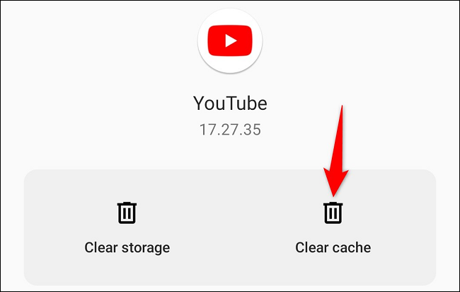 youtube app cache