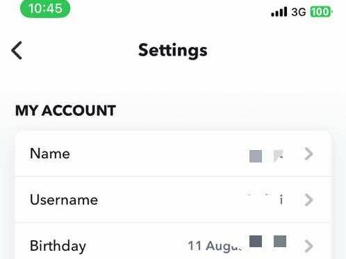 How to Change Your Birthday on Snapchat  - Tap on My account