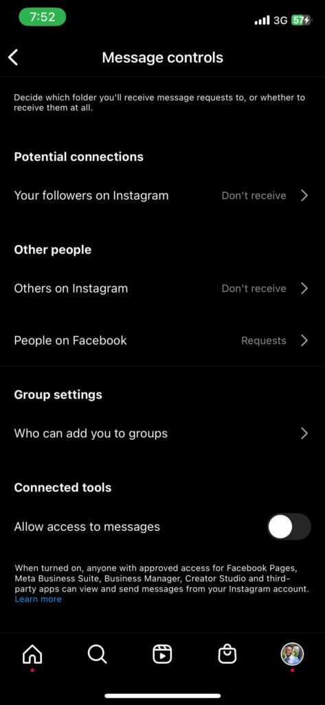 How Do I Allow New Message Requests on Instagram? - Tap "your followers on Instagram"