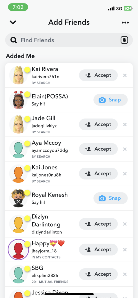 What Does In My Contacts Mean on Snapchat?