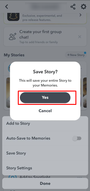 How to Backup Camera Roll to Snapchat on Android