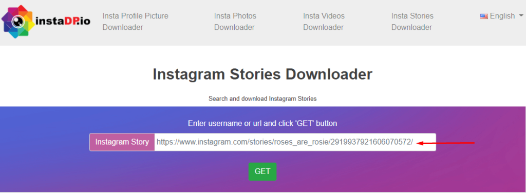 How to save Instagram story with Music - Use third-party sites