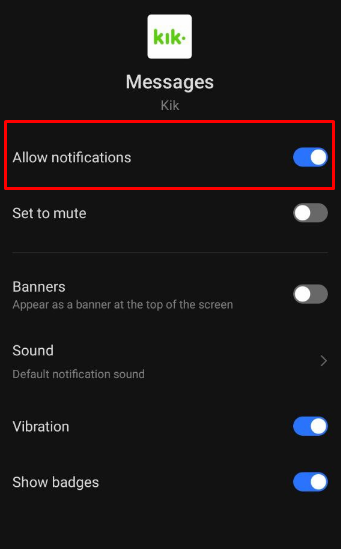 Kik notifications not working on iPhones and Android