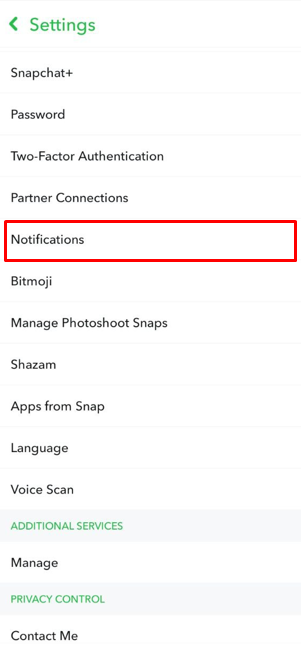 Snapchat enable Notifications 1