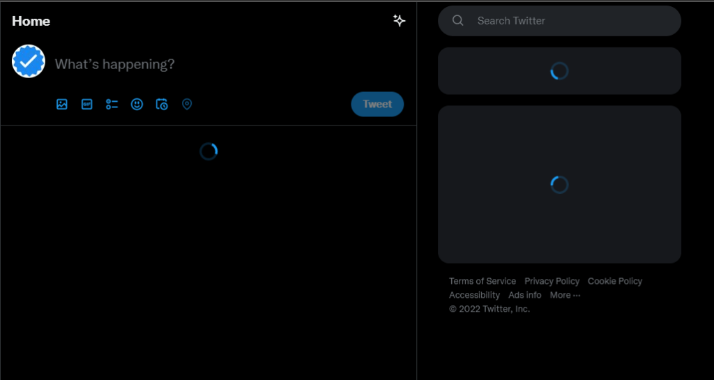 Twitter images not showing or loading