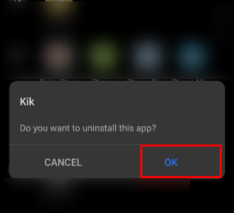 Kik notifications not working on iPhone and Android - reinstall Kik