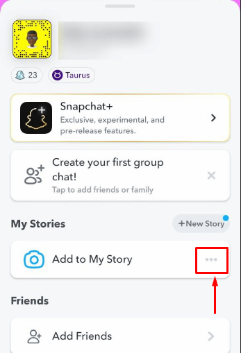 hide Snapchat story without blocking