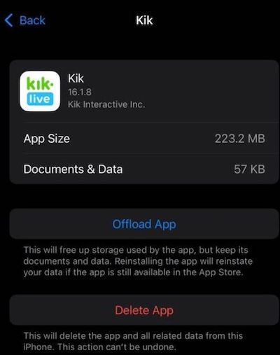 How to Fix Kik Messages Stuck on S for everyone - Clear Cache