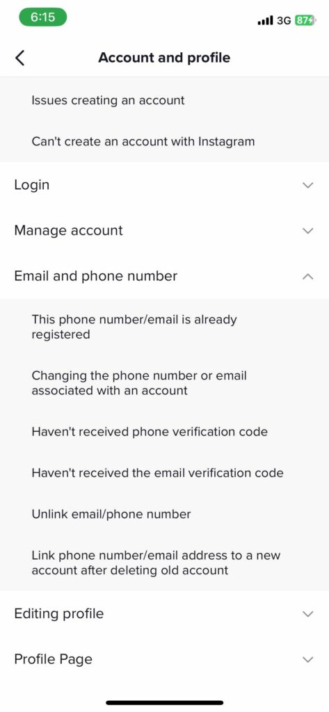 Change Phone Number on Tiktok without Old Number - Report a problem