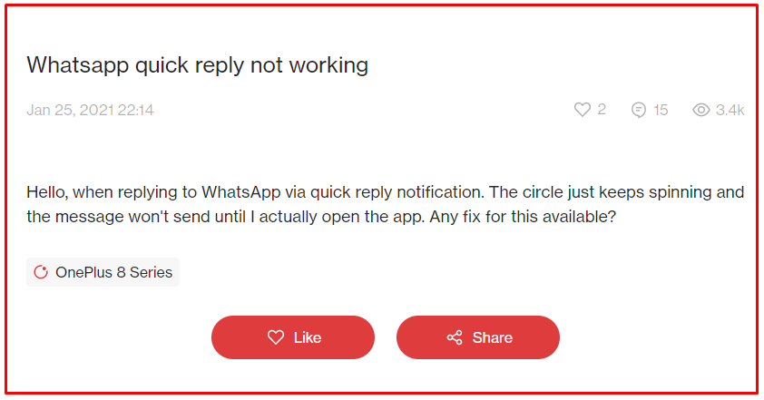 Can't Reply From Notification WhatsApp on iPhone and Android