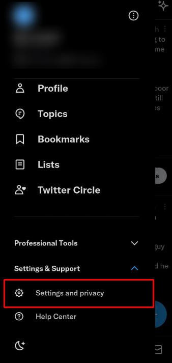 Twitter Shows Message Notification but Nothing There