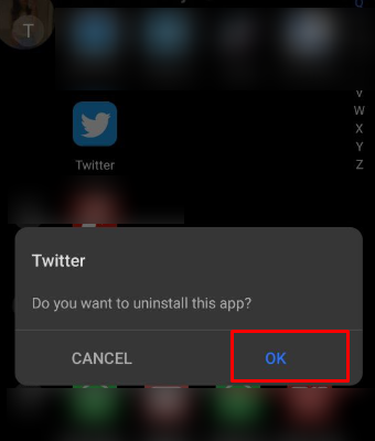 Fix Twitter notifications not working - reinstall Twitter